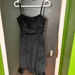 Max & Co. Velvet Cocktail Dress Hook and Eye Back Closure